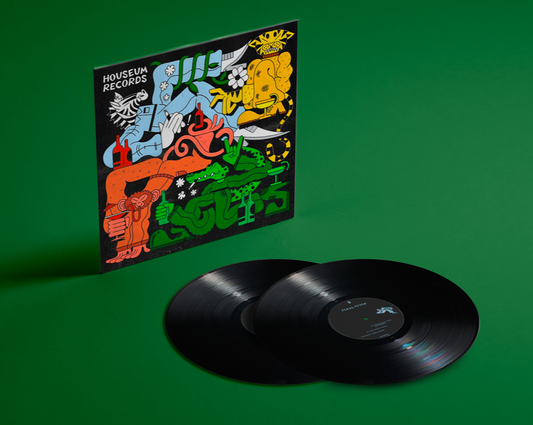 HSM010 Double vinyl compilation - Feral Fever