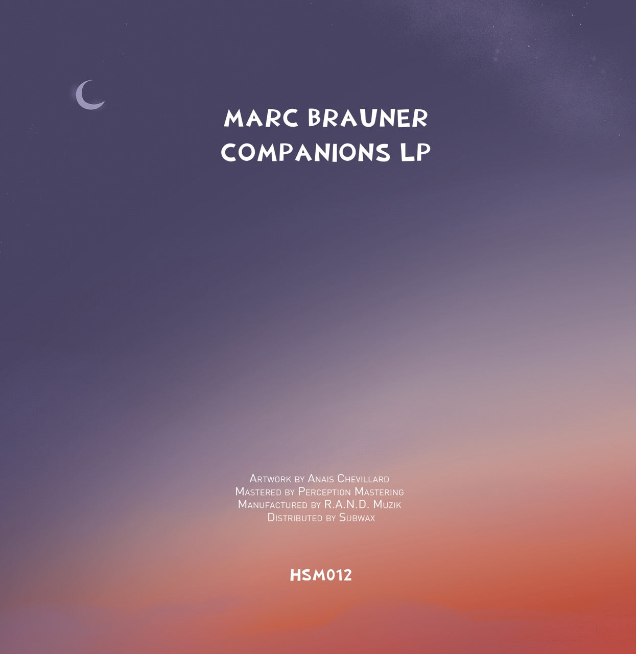 HSM012 MARC BRAUNER - COMPANIONS LP