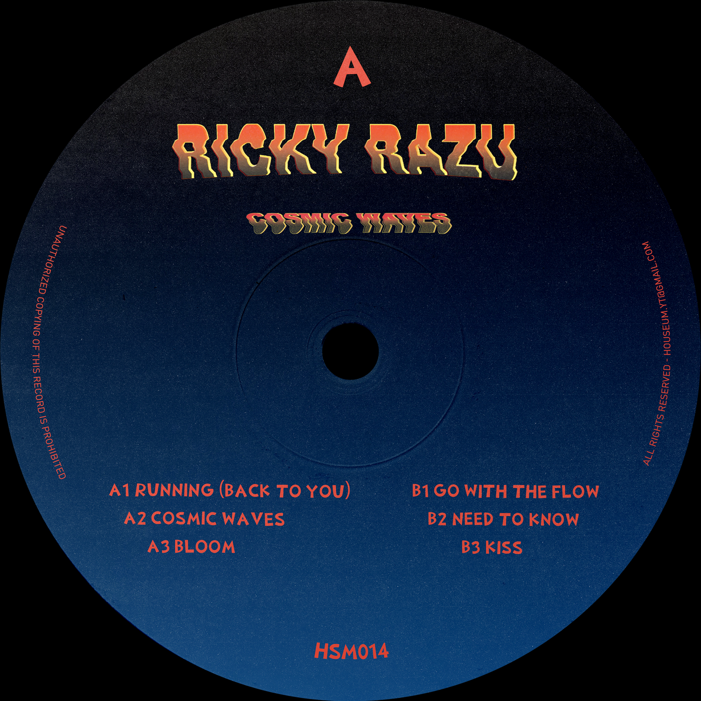 HSM014 RICKY RAZU - COSMIC WAVES EP