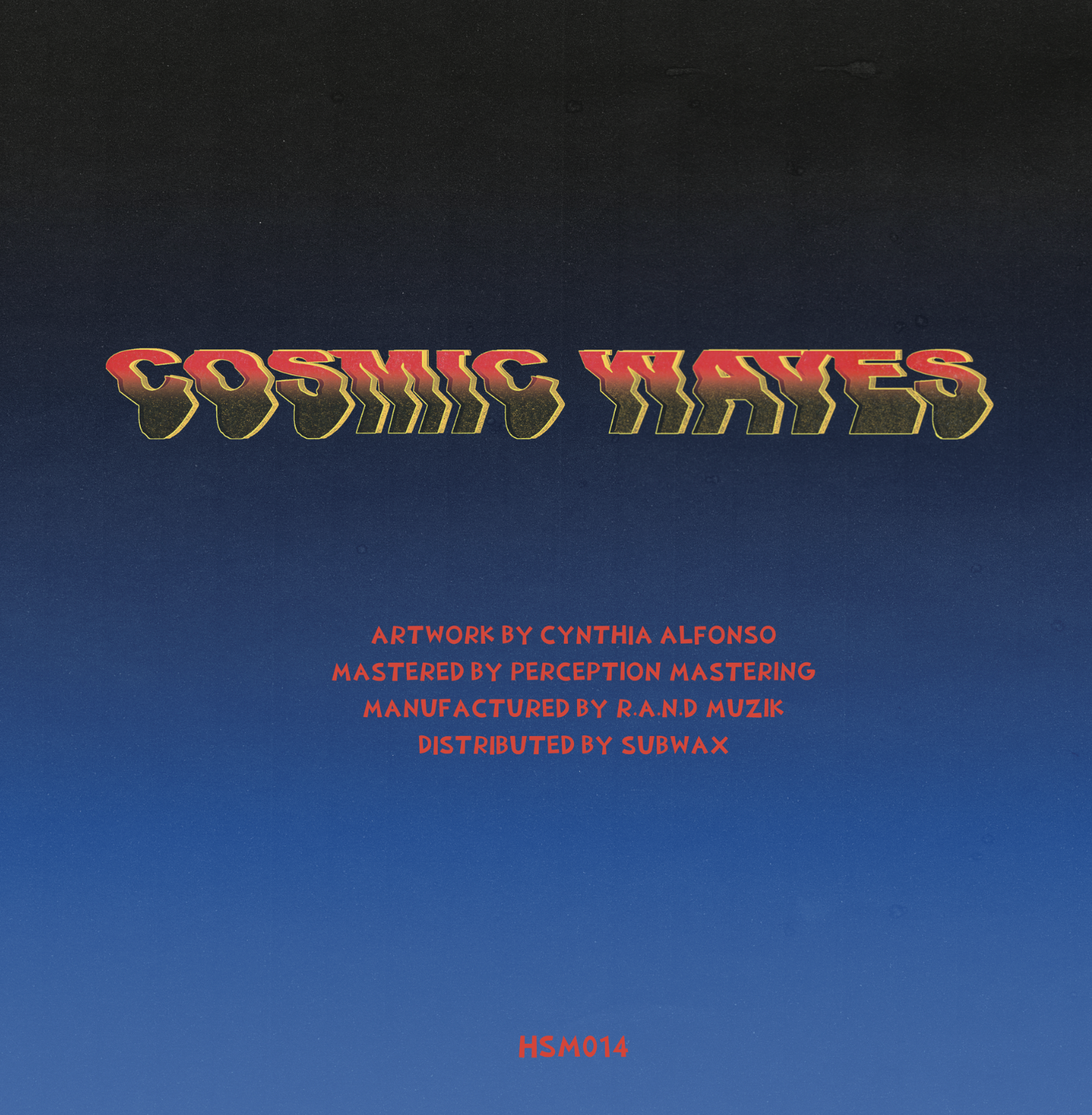 HSM014 RICKY RAZU - COSMIC WAVES EP