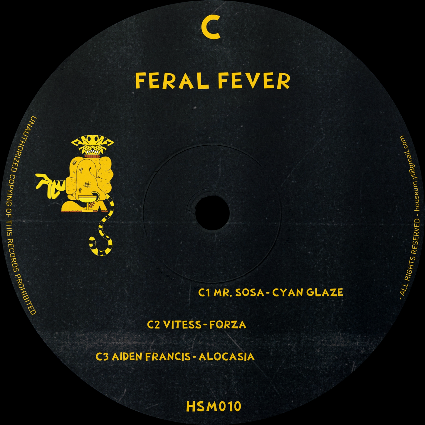 HSM010 Double vinyl compilation - Feral Fever
