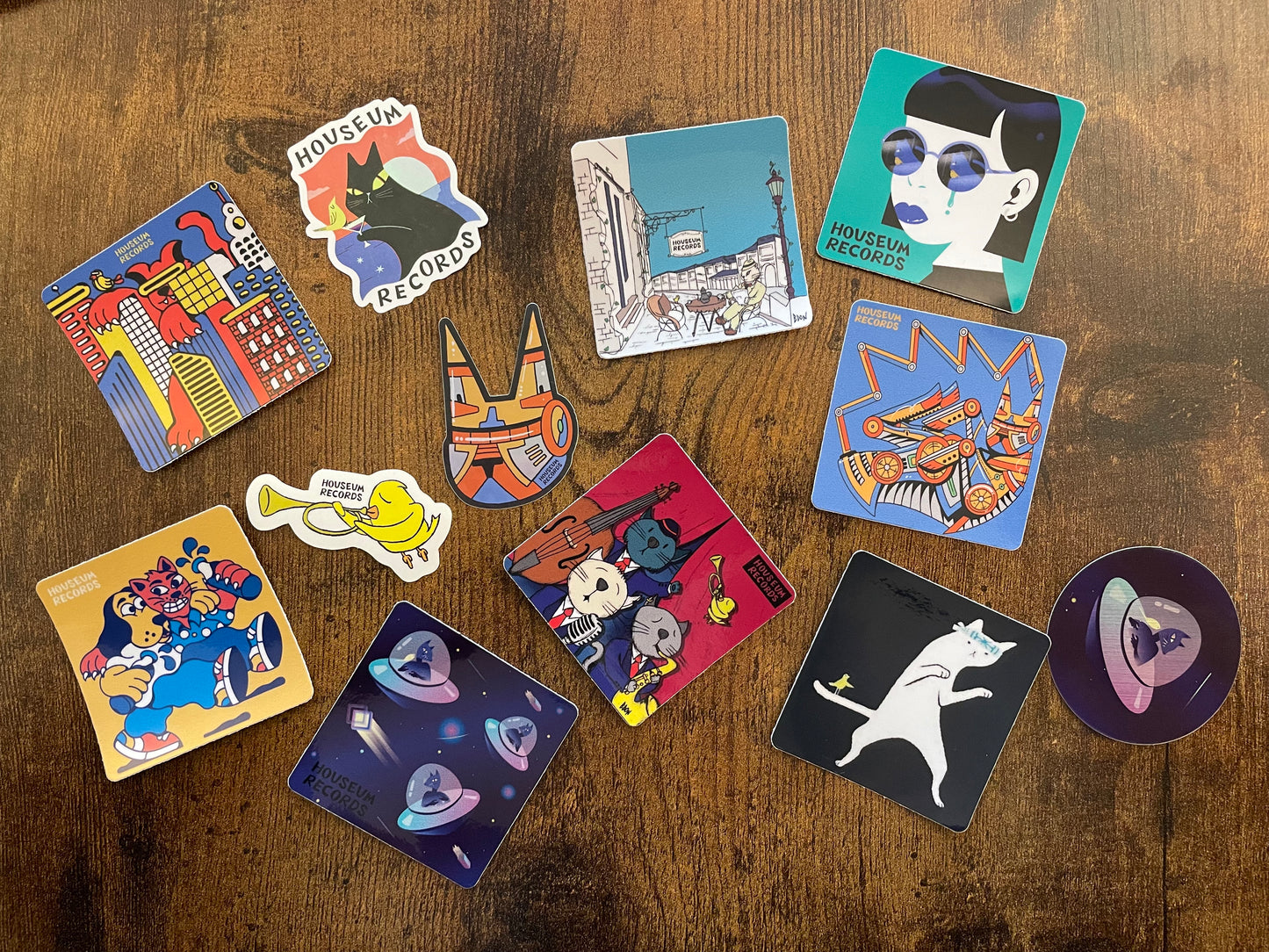 Houseum Sticker Pack (= 4 stickers)