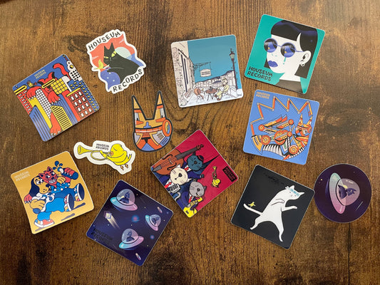 Houseum Sticker Pack (= 4 stickers)