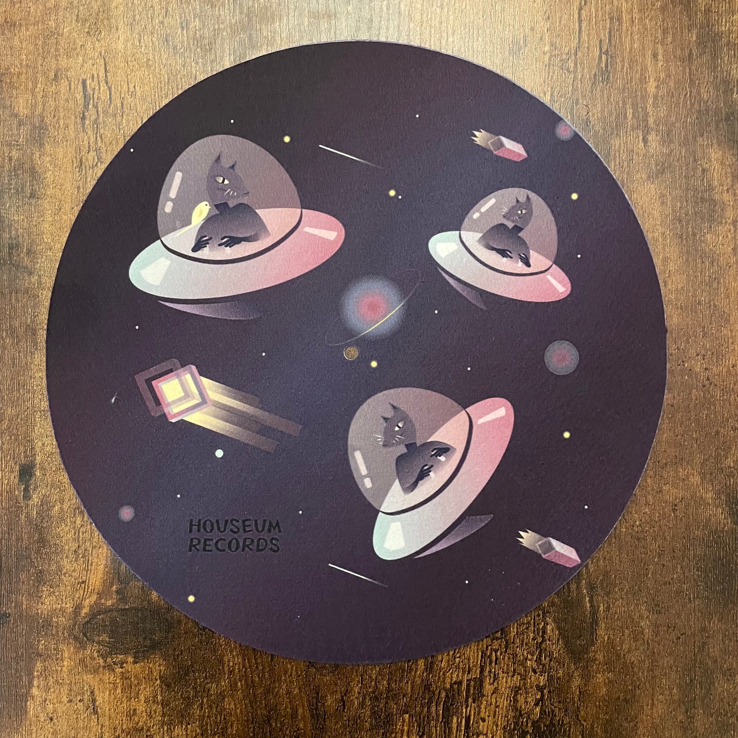 12" Slipmat Houseum Records: Caturn V V/A