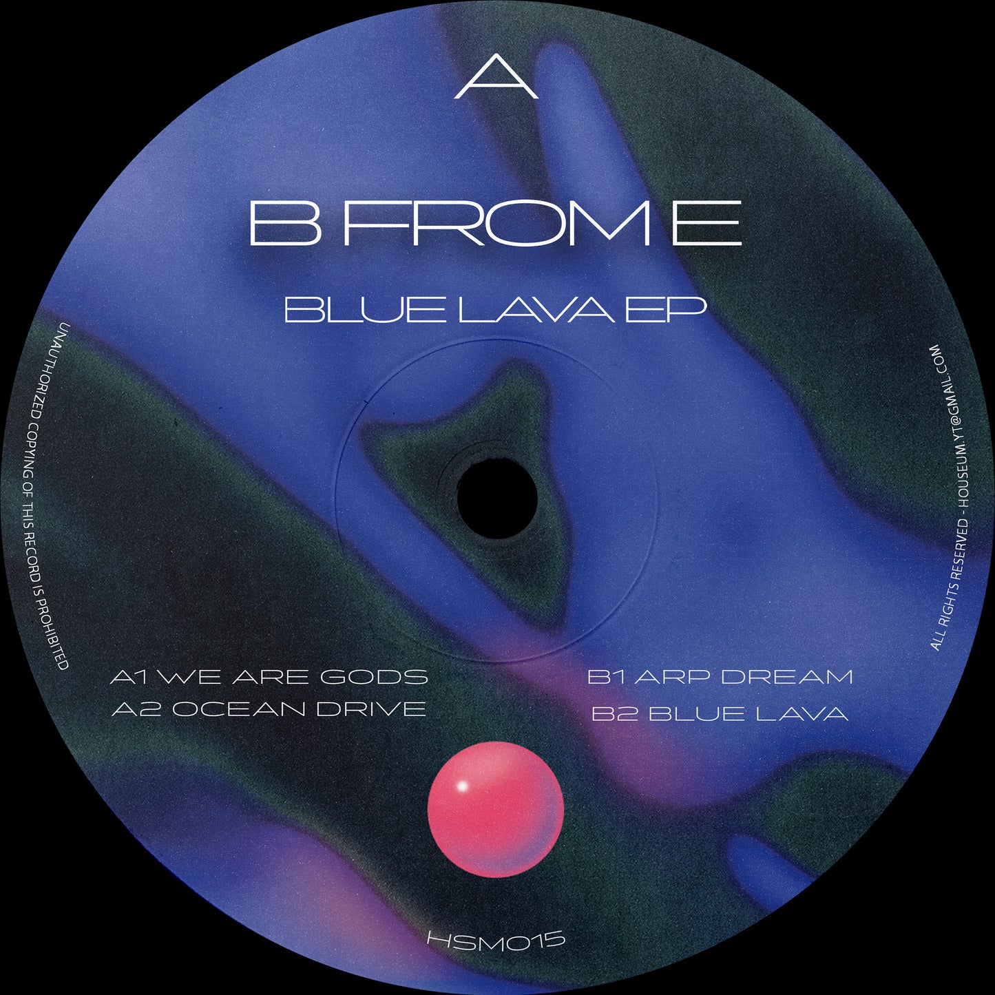 HSM015 B FROM E - BLUE LAVA EP