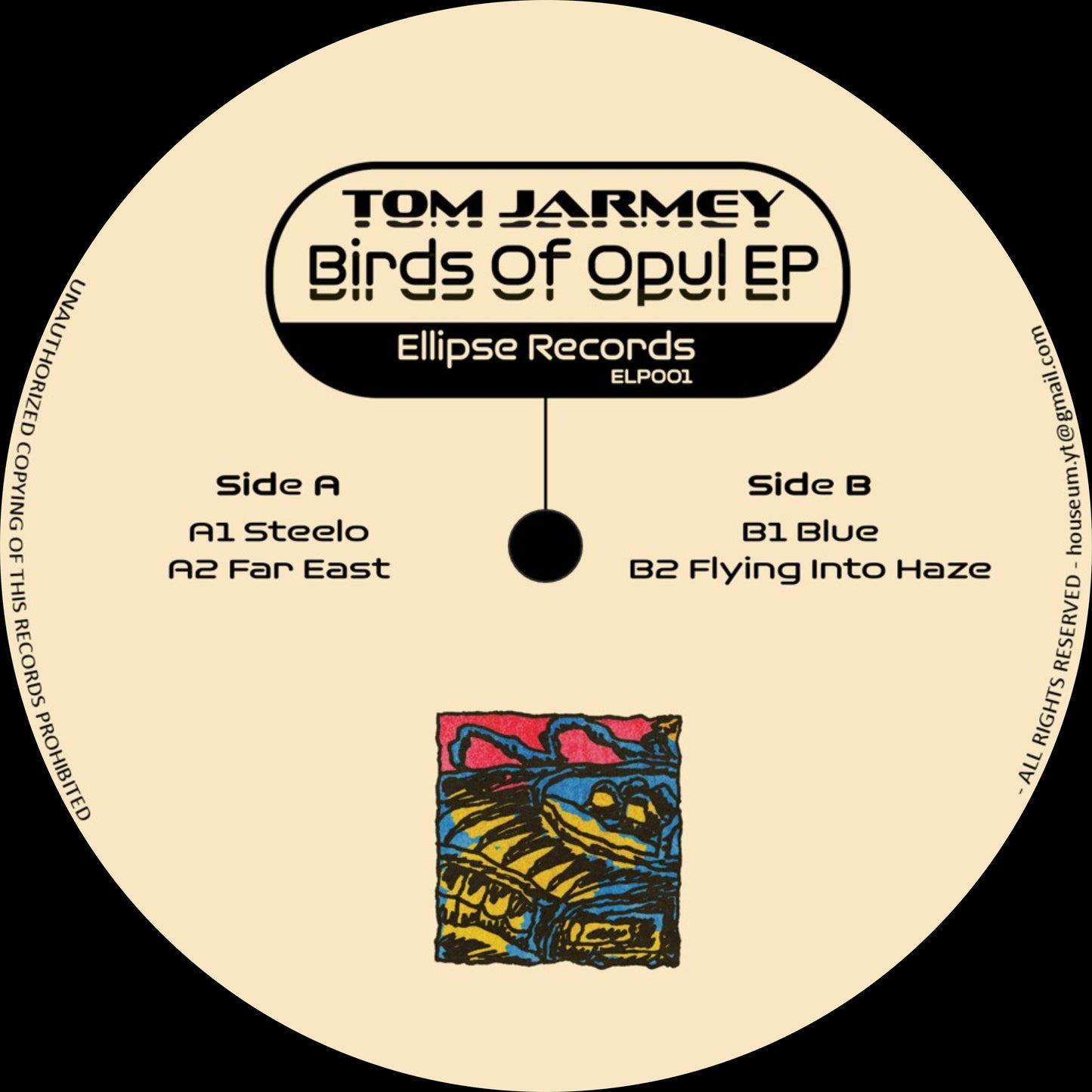 ELP001 TOM JARMEY - BIRDS OF OPUL EP