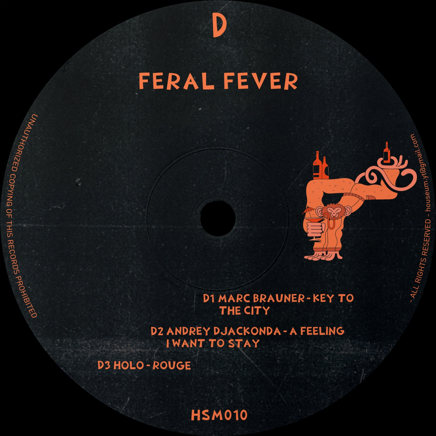 HSM010 Double vinyl compilation - Feral Fever